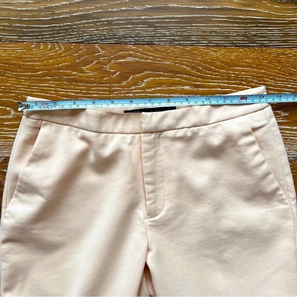 Zara Basic Apricot Cropped Ankle Pants sz.XS